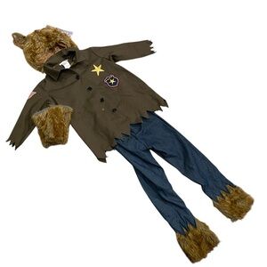 Pottery Barn Kids Halloween Costume Werewolf Outfit Boys Age 3T Set Wolf